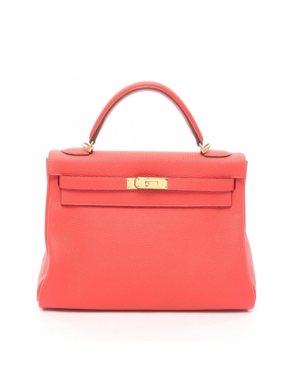 Hermes Handbag Kelly 32 Rose Jaipur 2-Way Retourne Leather